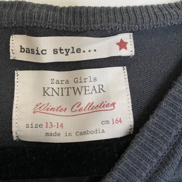 Zara kids grey cardigan - Picture 2 of 4